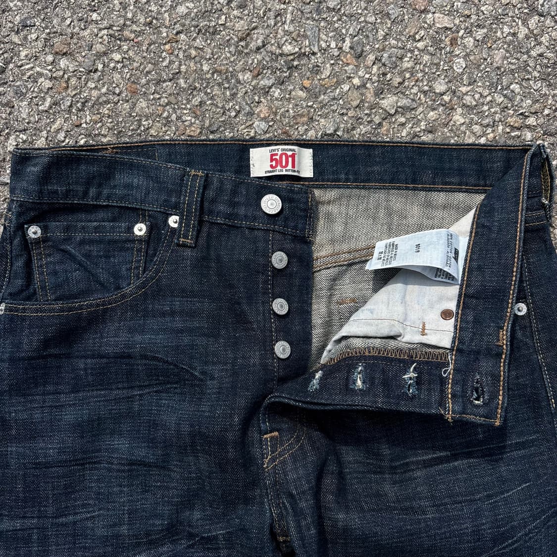 Levis 리바이스 501 스트레이트 플라이 데님 팬츠 상품이미지6