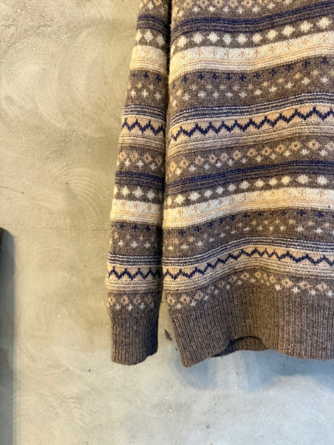 유나이티드 애로우 페어아일 니트 55~66 상품이미지5