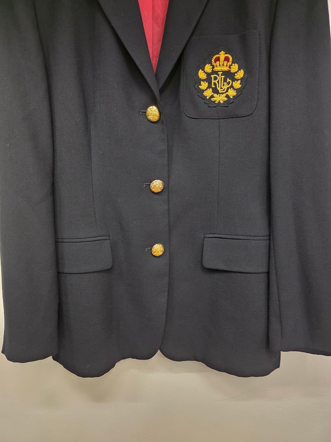 [10]90s 빈티지 랄프로렌 금장 블레이져 MADE IN USA 상품이미지4