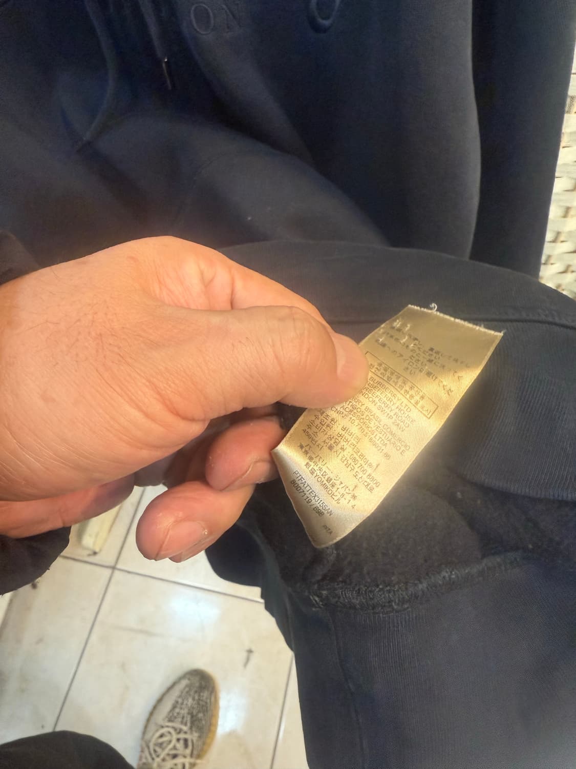 105-110 정품 버버리 자수로고 후드티 팝니다 상품이미지6