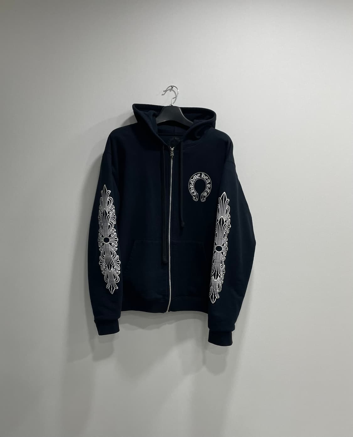 크롬하츠 홀스슈 플로랄 헤비웨이트 후드집업  상품이미지2