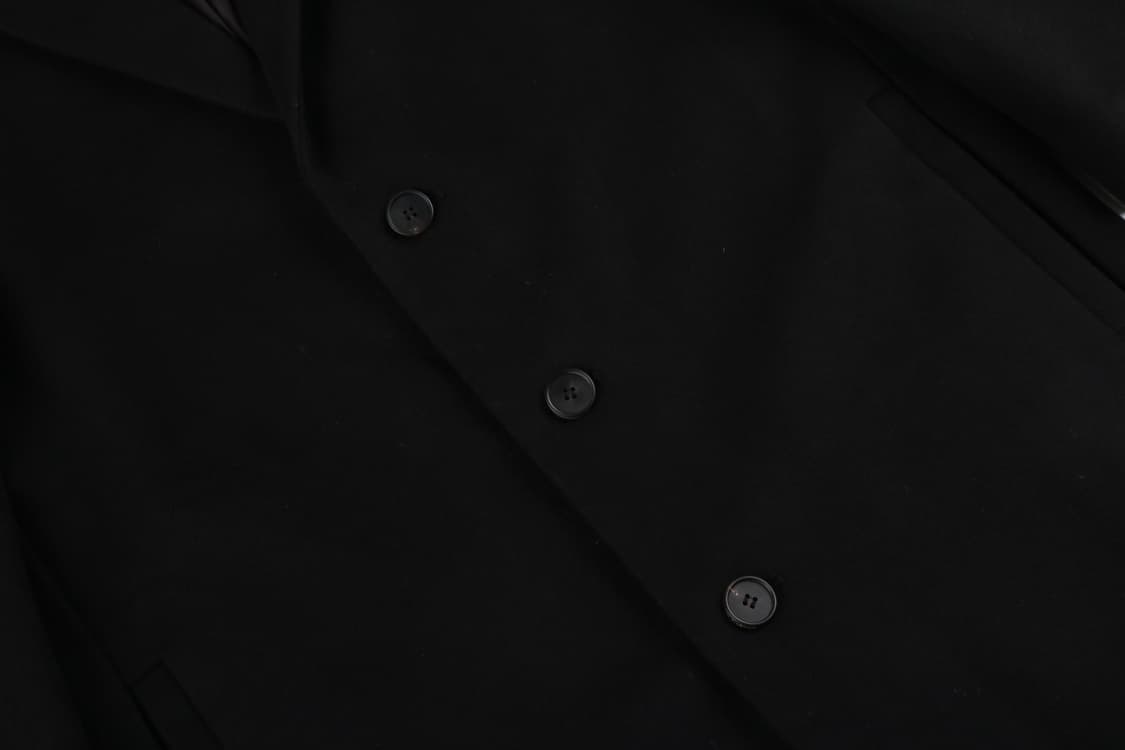 [M] 인사일런스 싱글 캐시미어 10% 울 싱글코트 상품이미지2