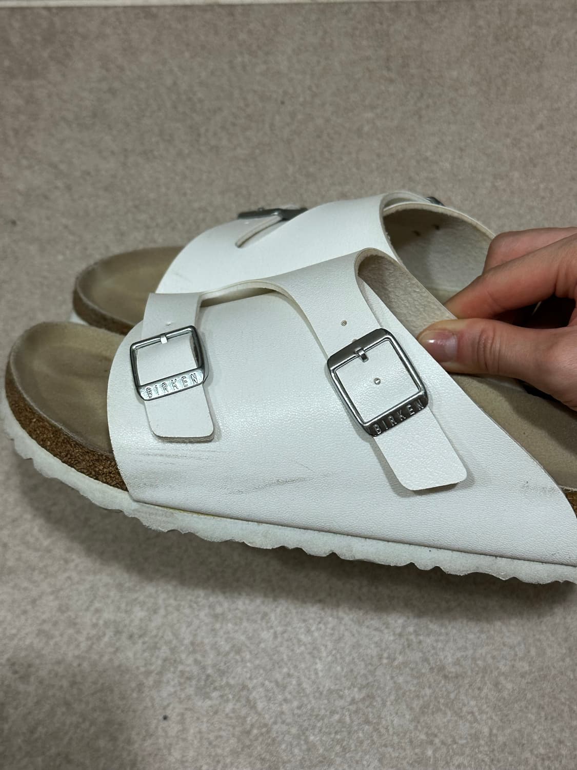 버켄스탁 취리히 화이트 레귤러 37(240) 상품이미지5