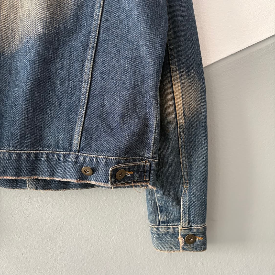 빈티지 워싱 & 디스트레스 데님 자켓 상품이미지6