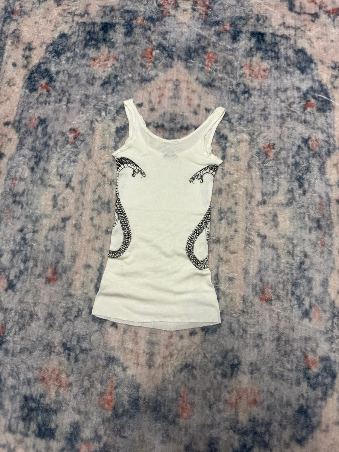 Sly twin snake ribbed sleeveless 상품이미지1
