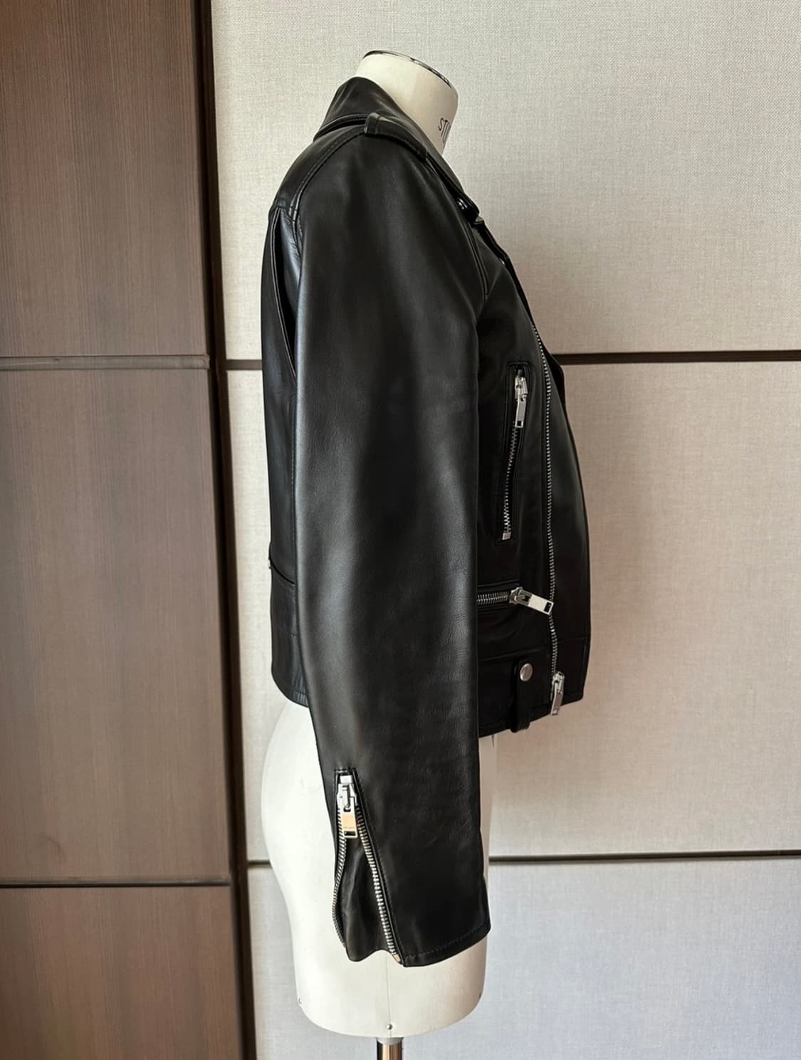 생로랑 레더 라이더 자켓 상품이미지3