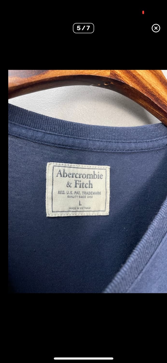 아베크롬비 스펠아웃 로고 반팔 A2816 상품이미지5