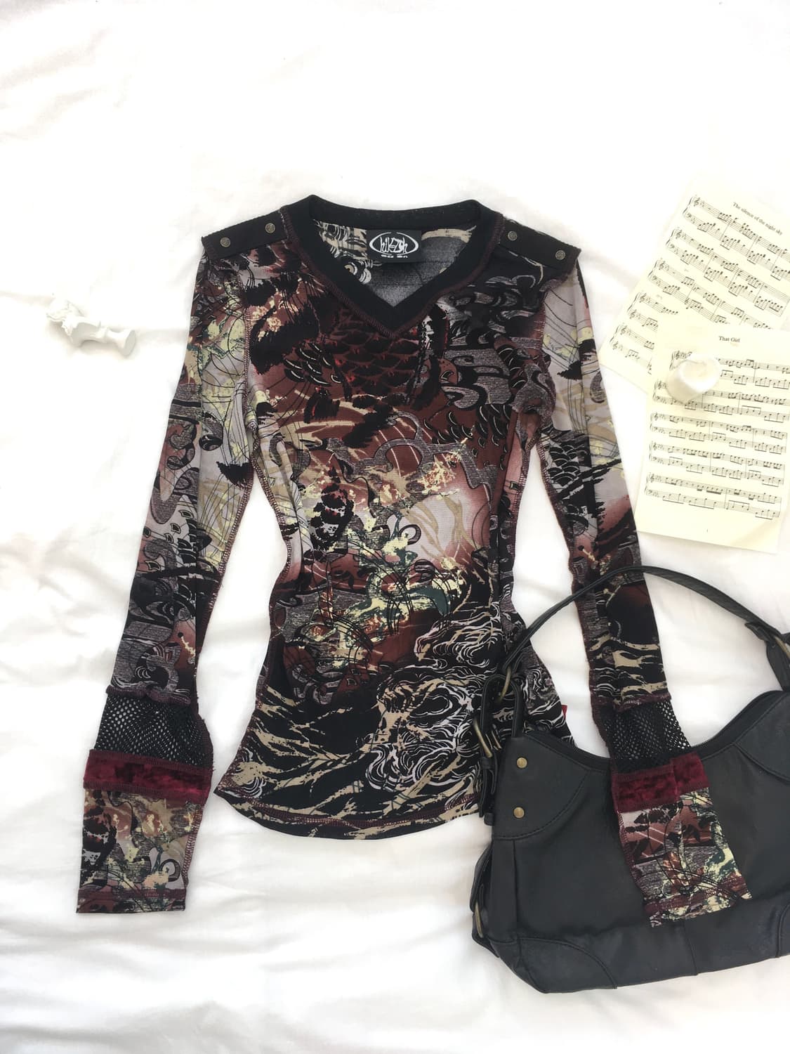 ozz on oriental pattern blouse 상품이미지1