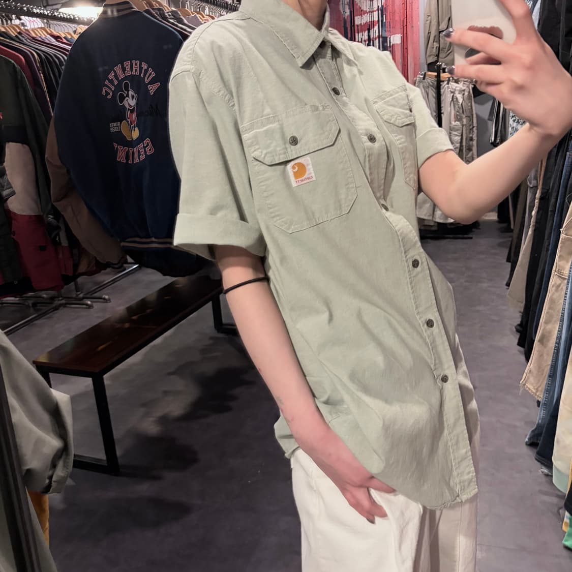 [IM] Carhartt 칼하트 반팔 셔츠 민트  상품이미지5
