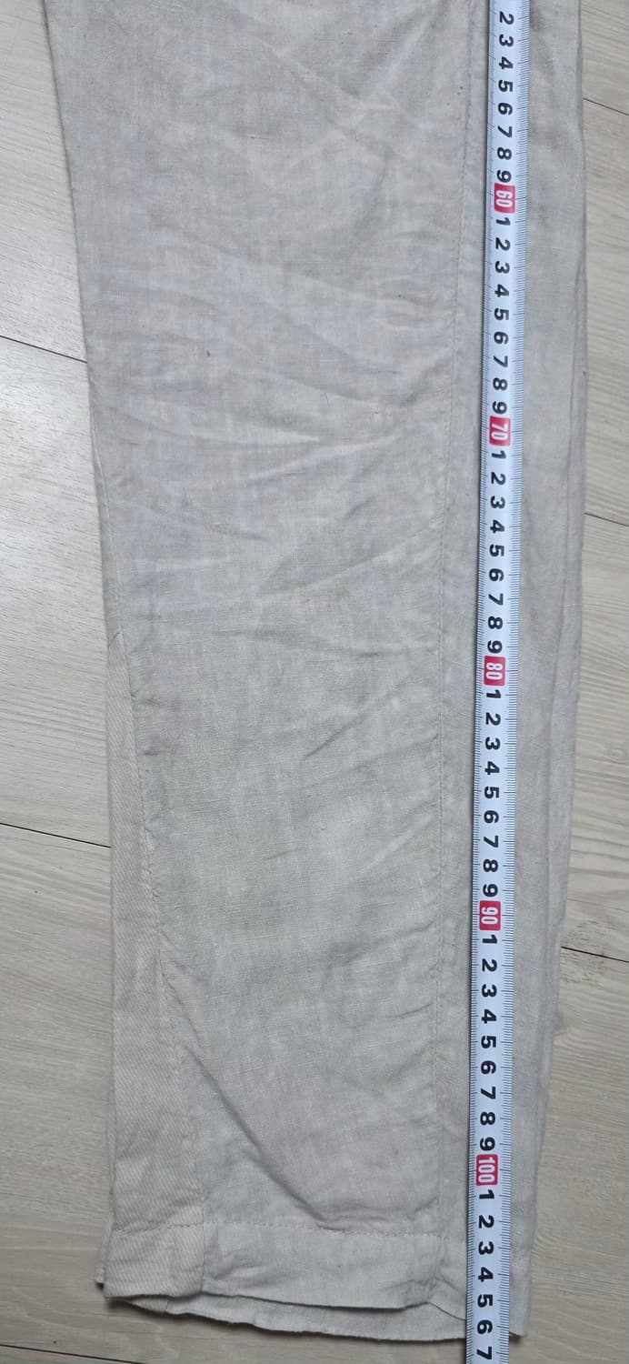 트렌짓 린넨펜츠 라이트베이지 xs(30) 상품이미지7