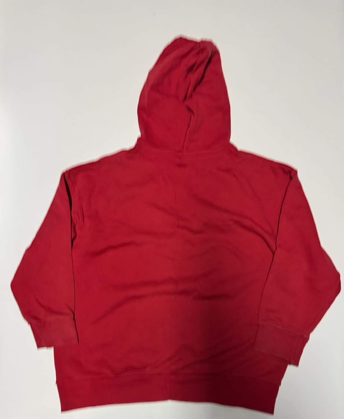 아디다스 트레포일 빅 로고 스웻 레드 후드티 L 상품이미지2