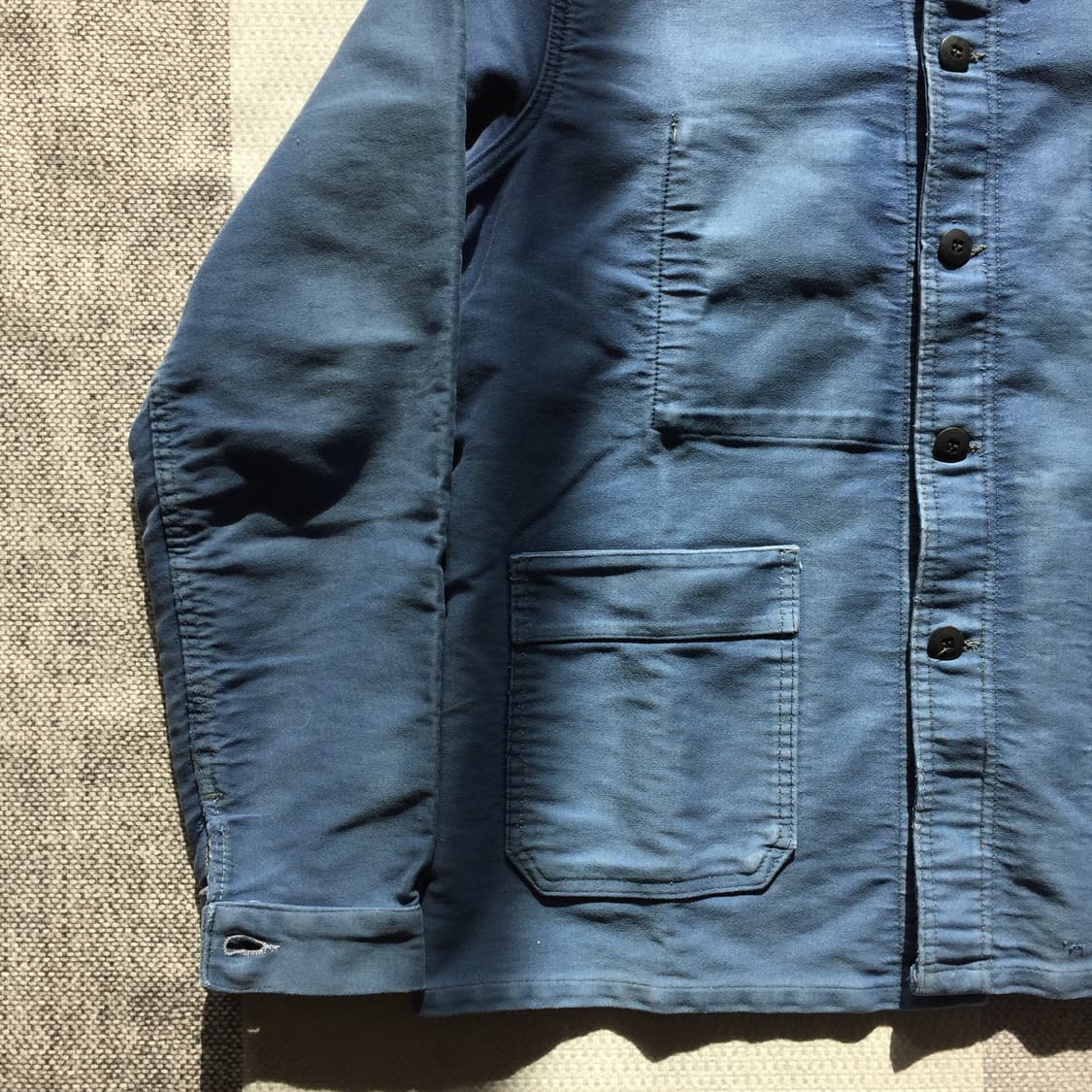 60s 르몽생미셸 몰스킨 프렌치워크 자켓 상품이미지3