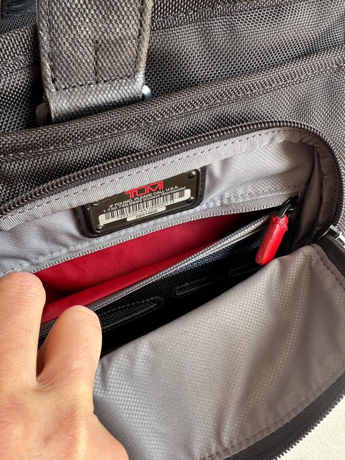 투미 알파2 티패스 슬림 브리프 서류가방 블랙 상품이미지4