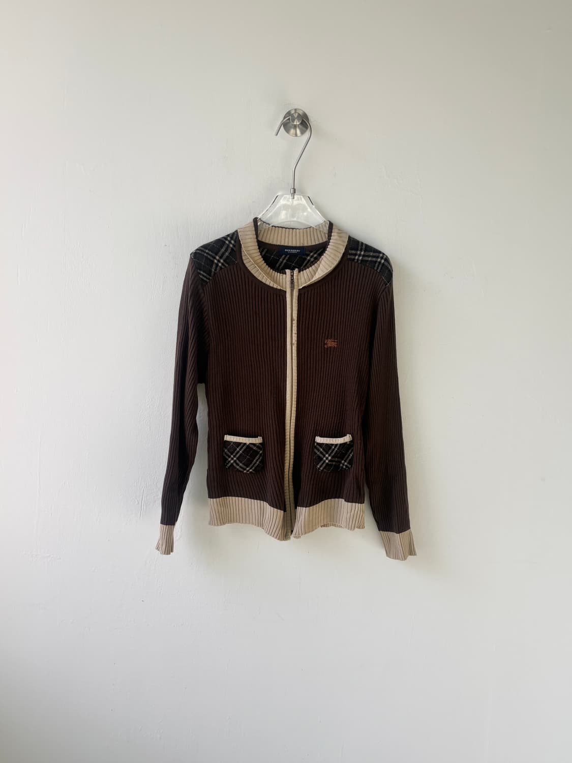 버버리 클래식 집업 가디건  상품이미지1