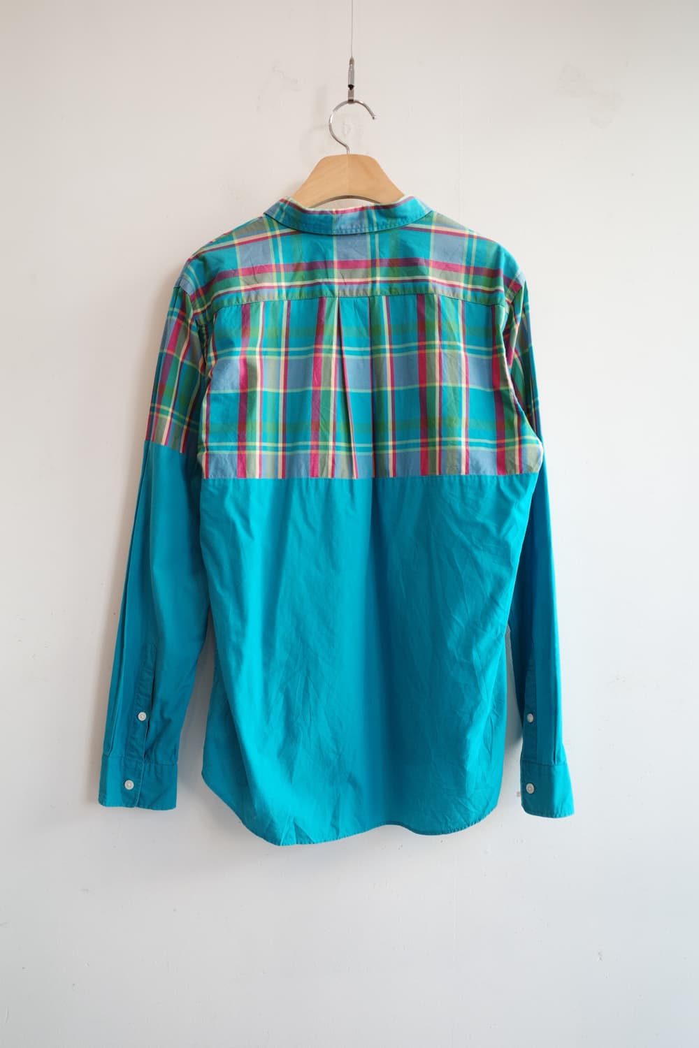 BEAMS 빔즈 투패턴 코튼 셔츠 상품이미지5