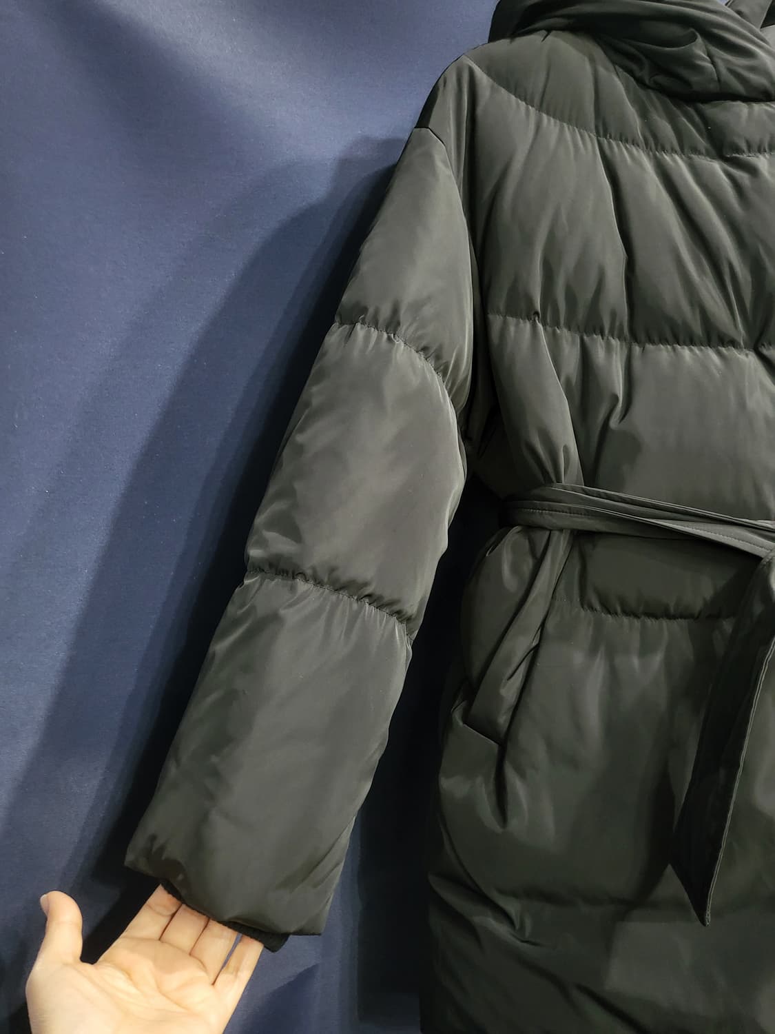 구스다운 벨티드 패딩 상품이미지3