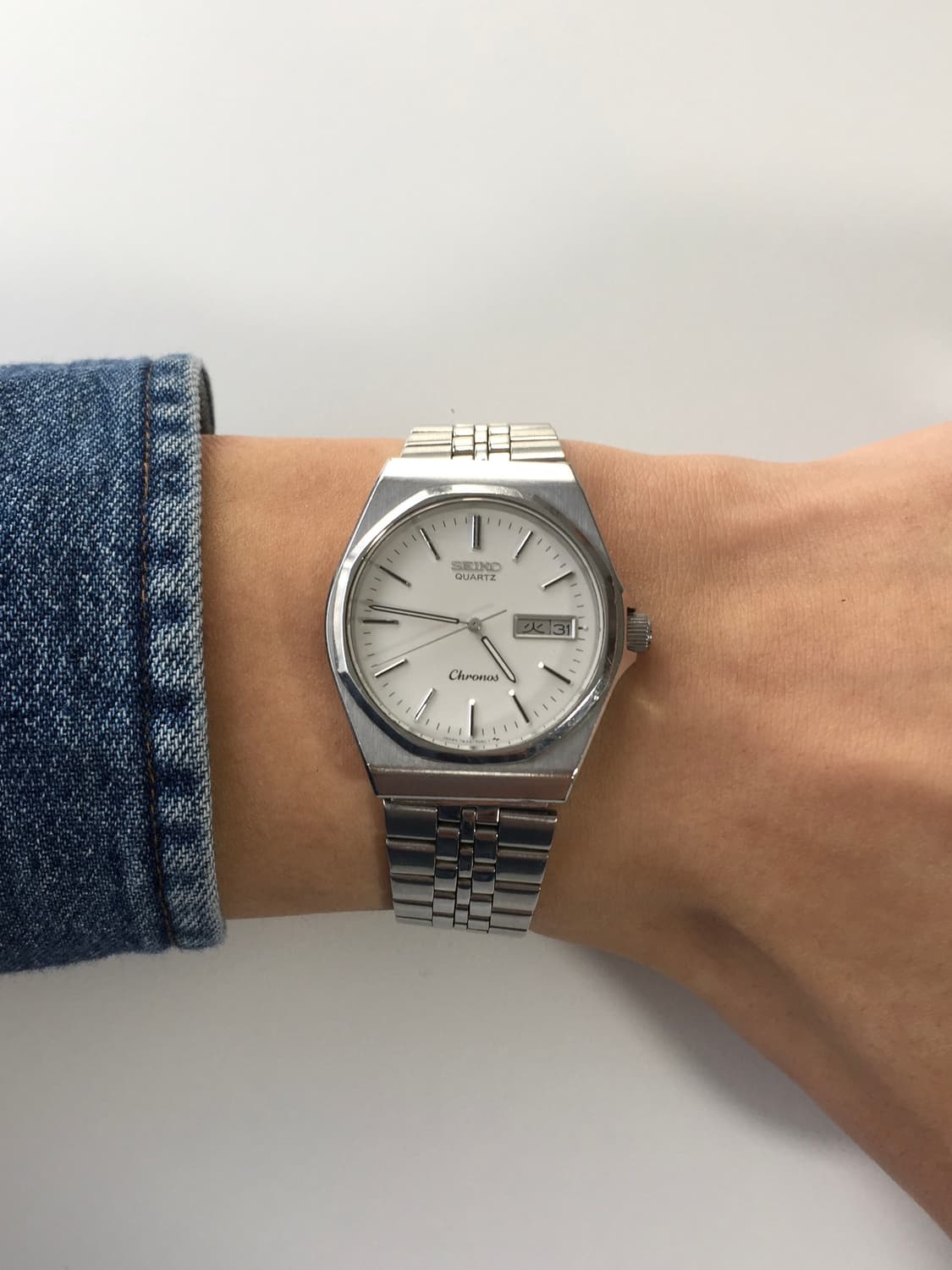 80s seiko chronos day-date quartz 상품이미지5