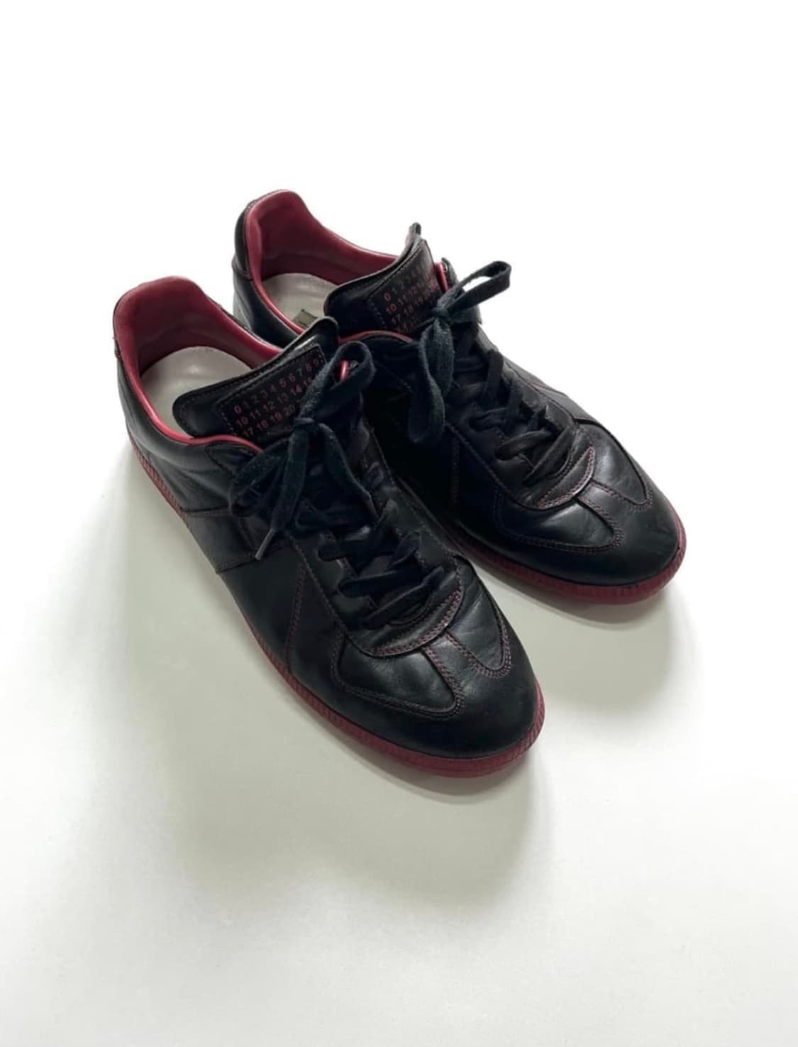 메종 마르지엘라 독일군 레더 스니커즈 상품이미지1