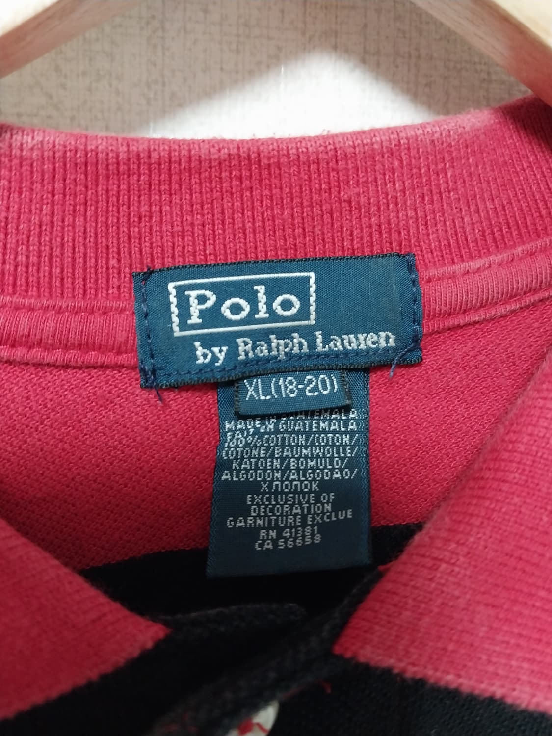 폴로 랄프로렌 럭비티 XL 상품이미지3