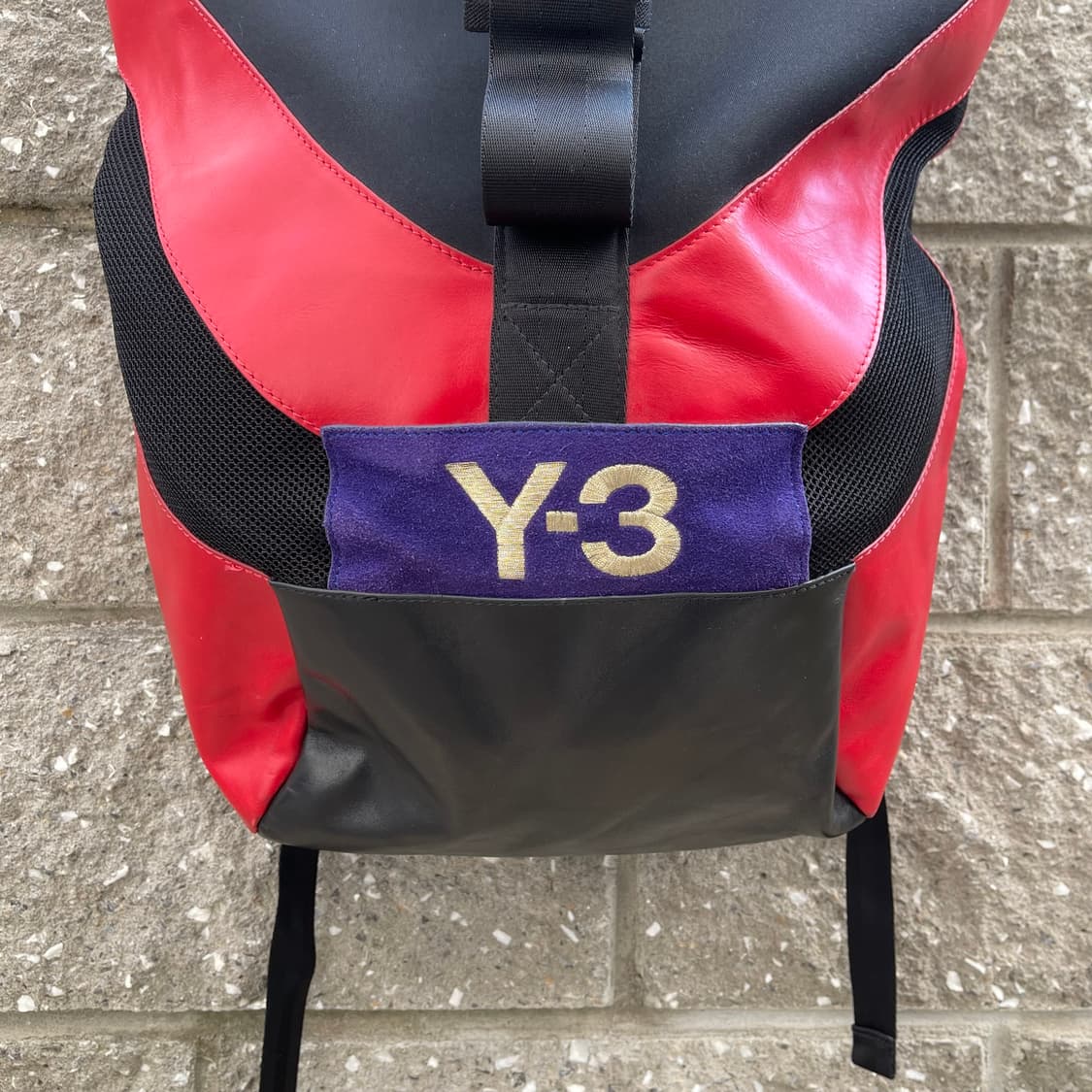 [OS] Y3 요지 야마모토 black/red 백팩 상품이미지2