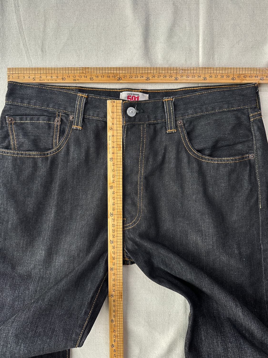 리바이스 501 진청 데님팬츠 36 made in Mexico  상품이미지8