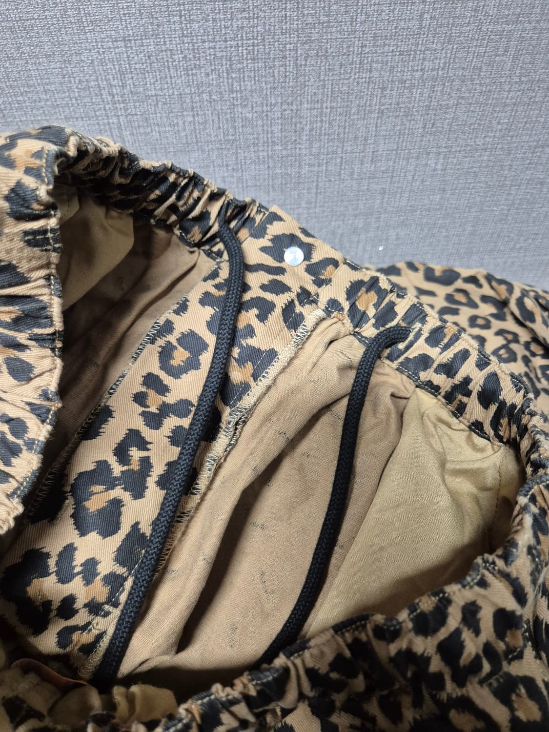 에즈이프캘리 레오파드 카고 바지 as if calie 상품이미지10