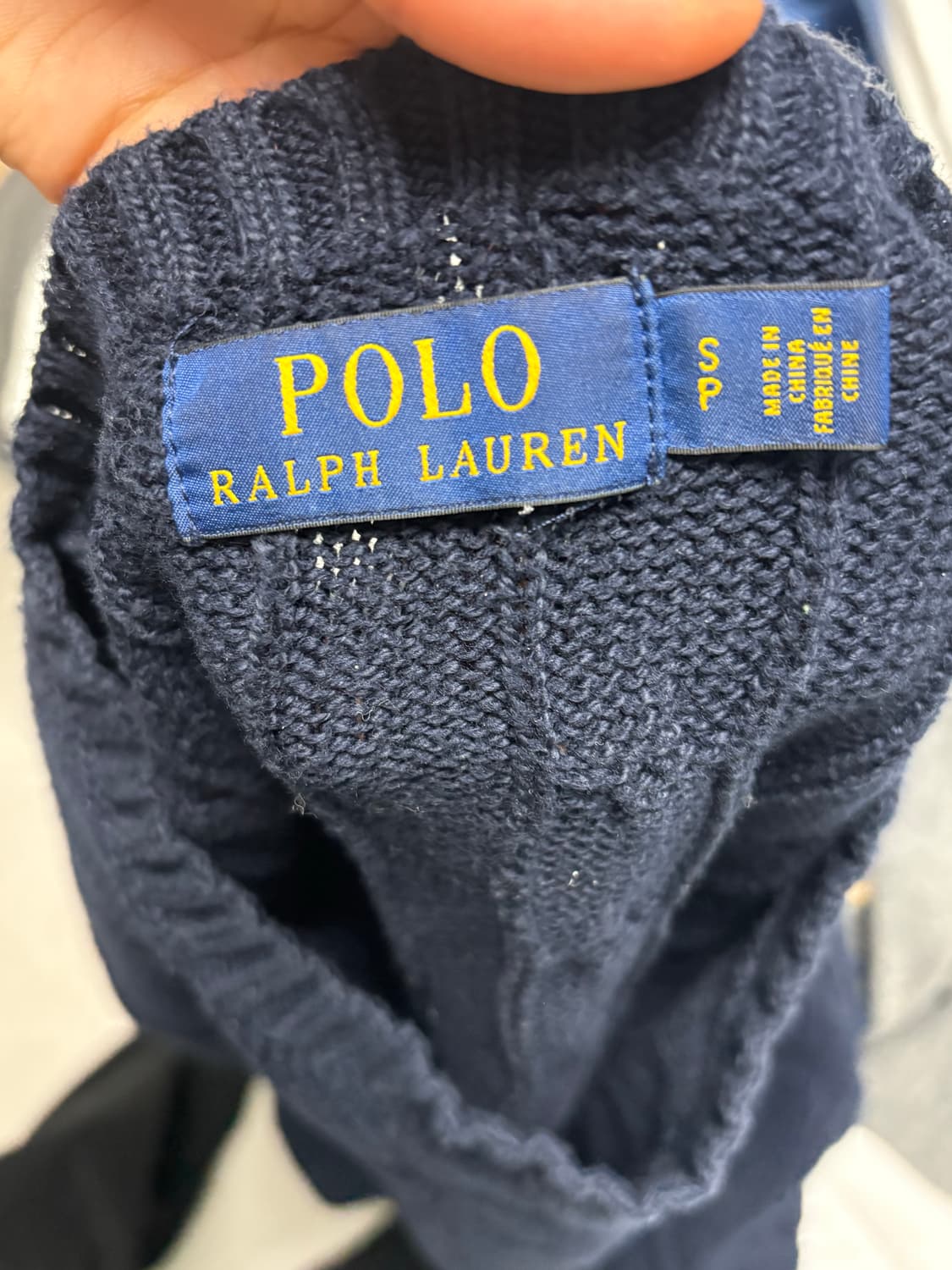 폴로 블루포니 네이비 니트💙🤍💙🤍 상품이미지2