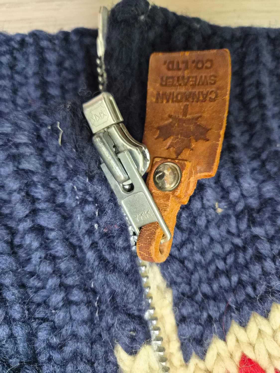 캐나다헤비울 코위찬니트집업 상품이미지4