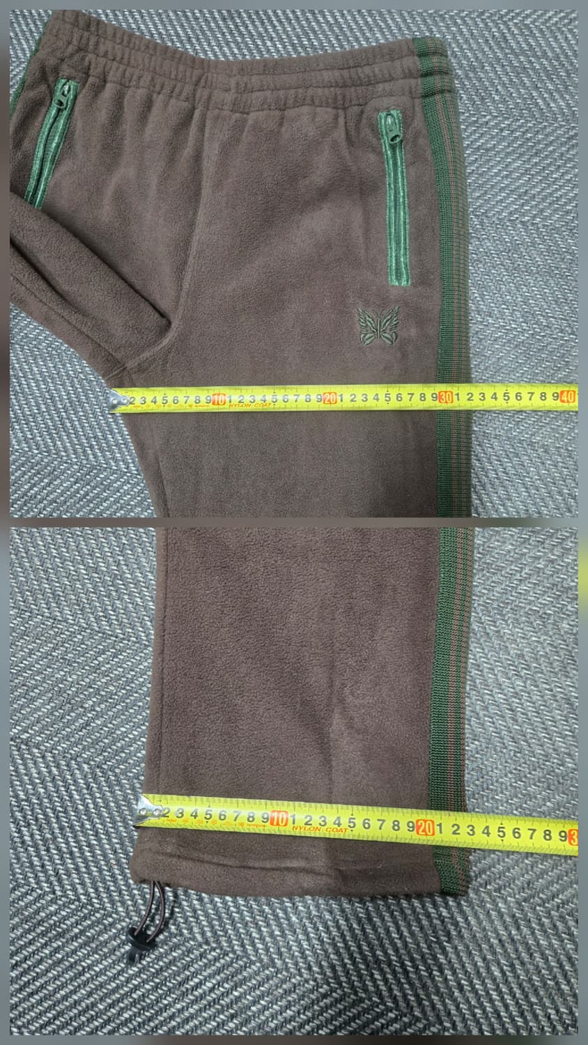 니들스 플리스 트랙 팬츠 브라운 그린 상품이미지8