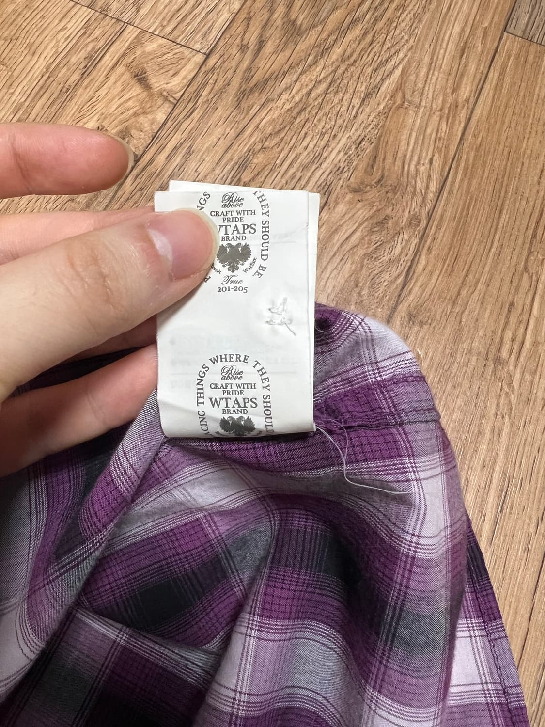 90s wtaps 옴브레 셔츠 상품이미지5