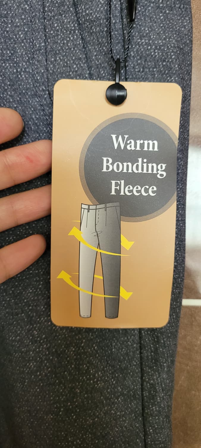 👔남성32인치👔체스터 바리 남성 기모 바지 새상품 상품이미지4