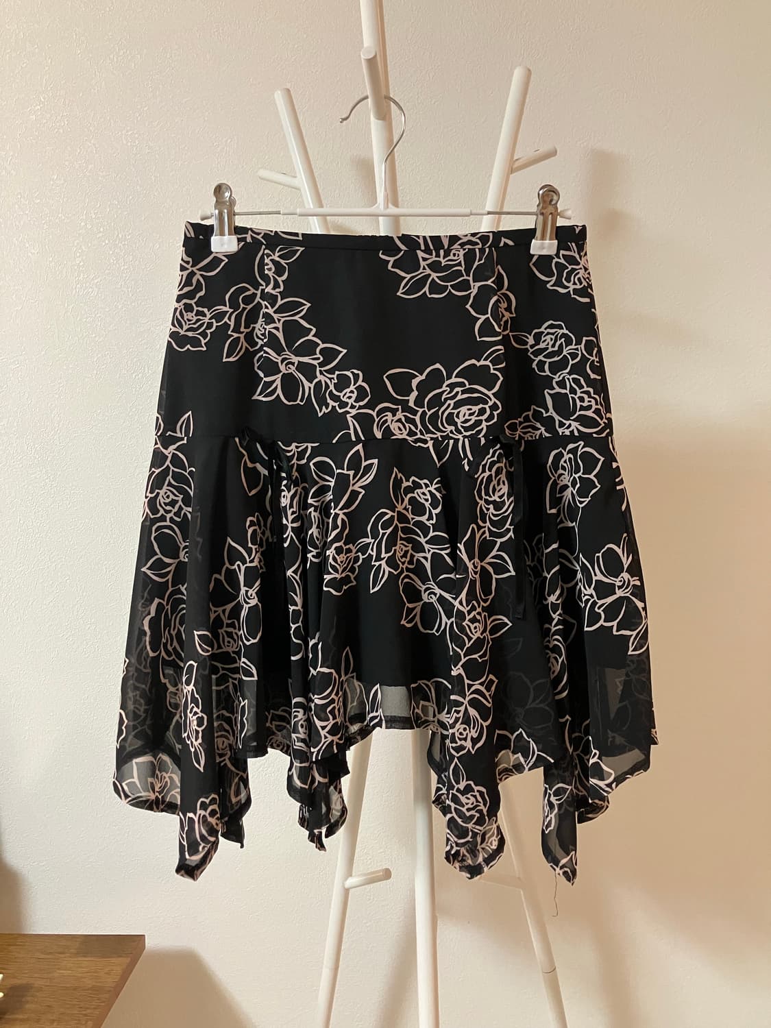 Talassio 오리엔탈 플라워 스커트 페어리 일본빈티지 상품이미지1