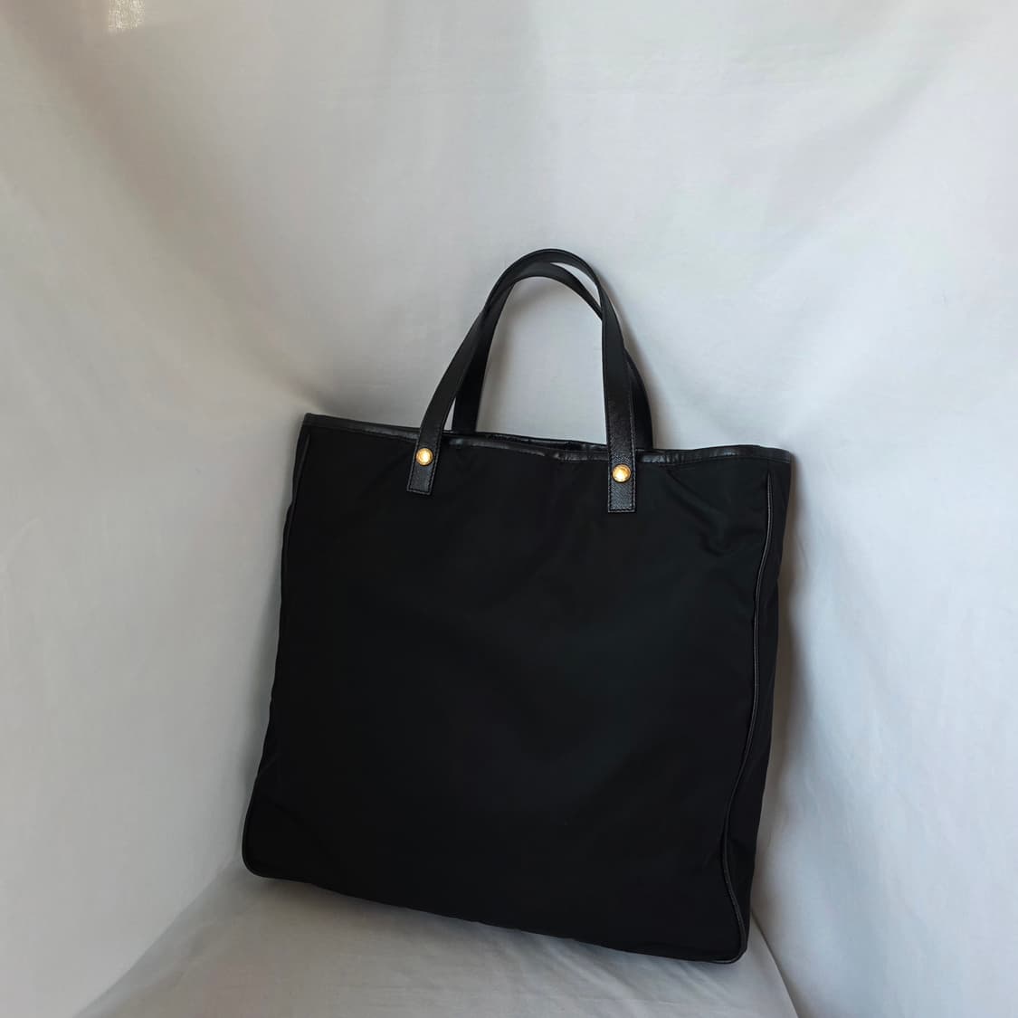 [정품 PRADA] 프라다 금장 나일론 토트백 여성 서류가방 상품이미지3