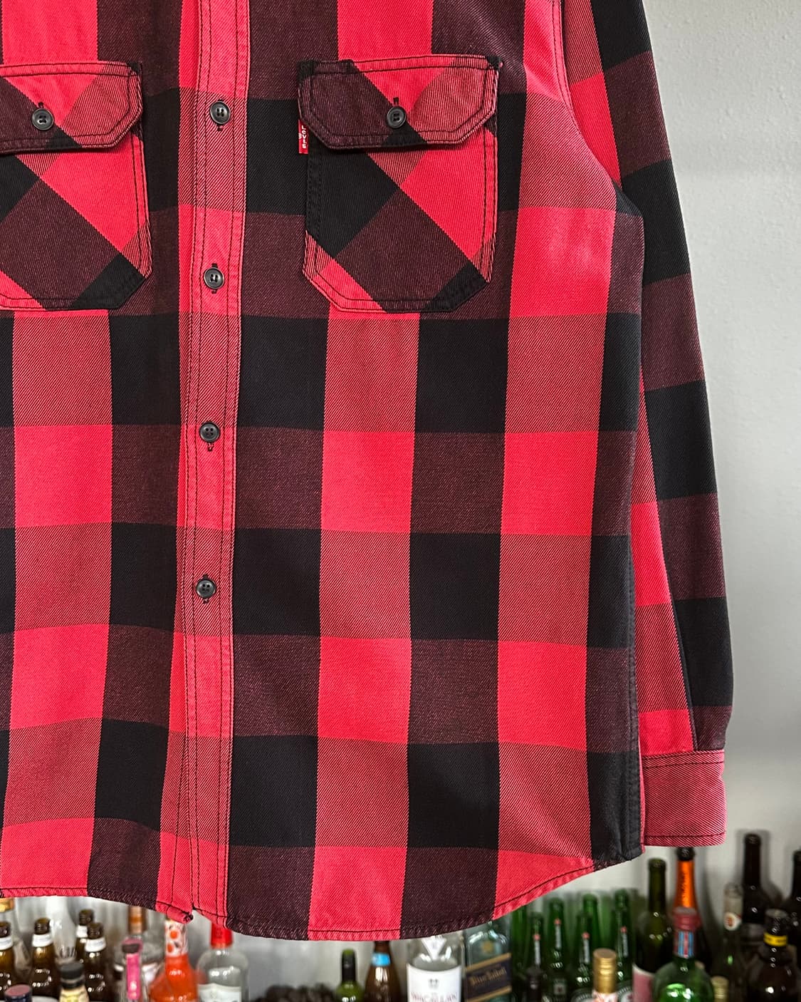 [M-L]리바이스 Levi's 타탄 체크 워크 셔츠 상품이미지4