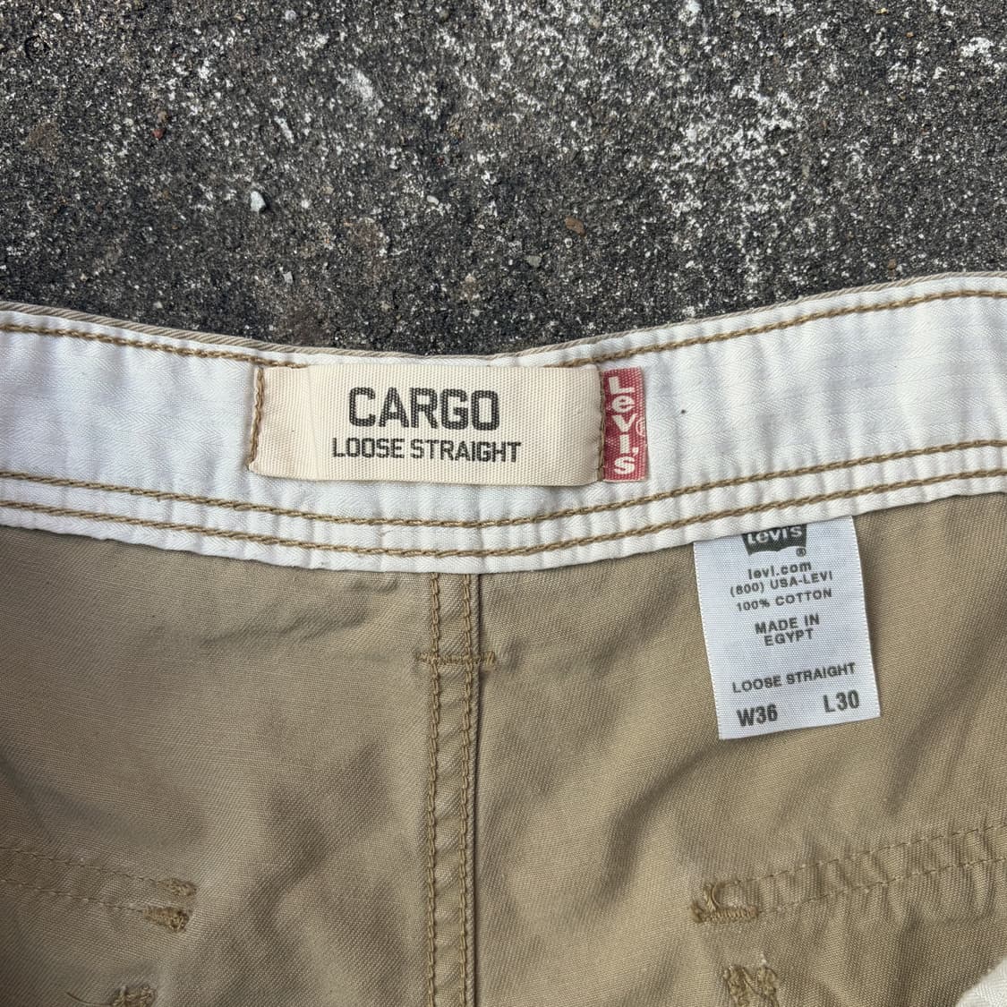 리바이스 루즈 스트레이트 카고 팬츠 (38)   상품이미지7