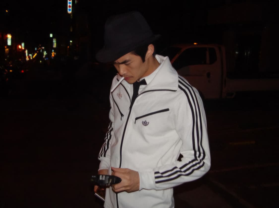 XS) 아디다스 아카이브 산레모 흰검 져지 트렉탑  상품이미지7