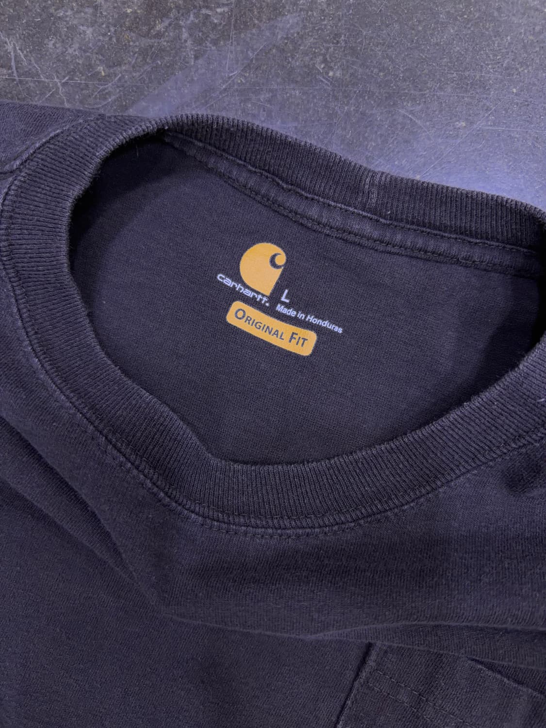 칼하트 포켓 오리지널핏 빈티지 롱슬리브 긴팔티 L 상품이미지6