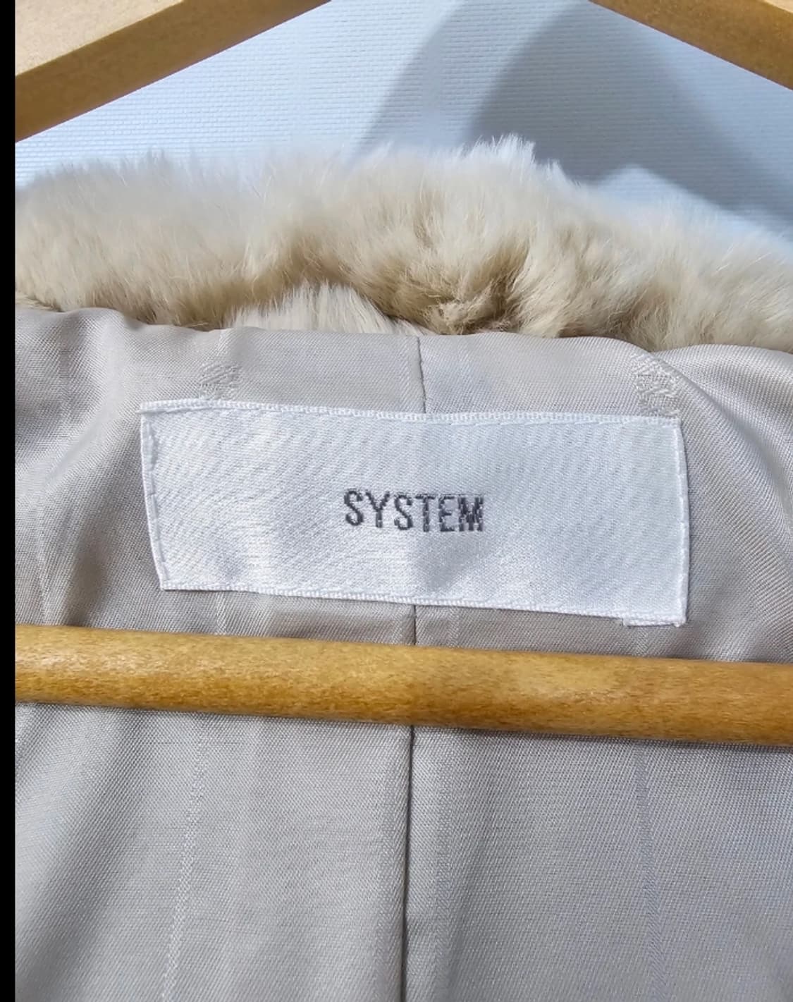한섬 SYSTEM 시스템 밍크 후드 코트 ~55 상품이미지8