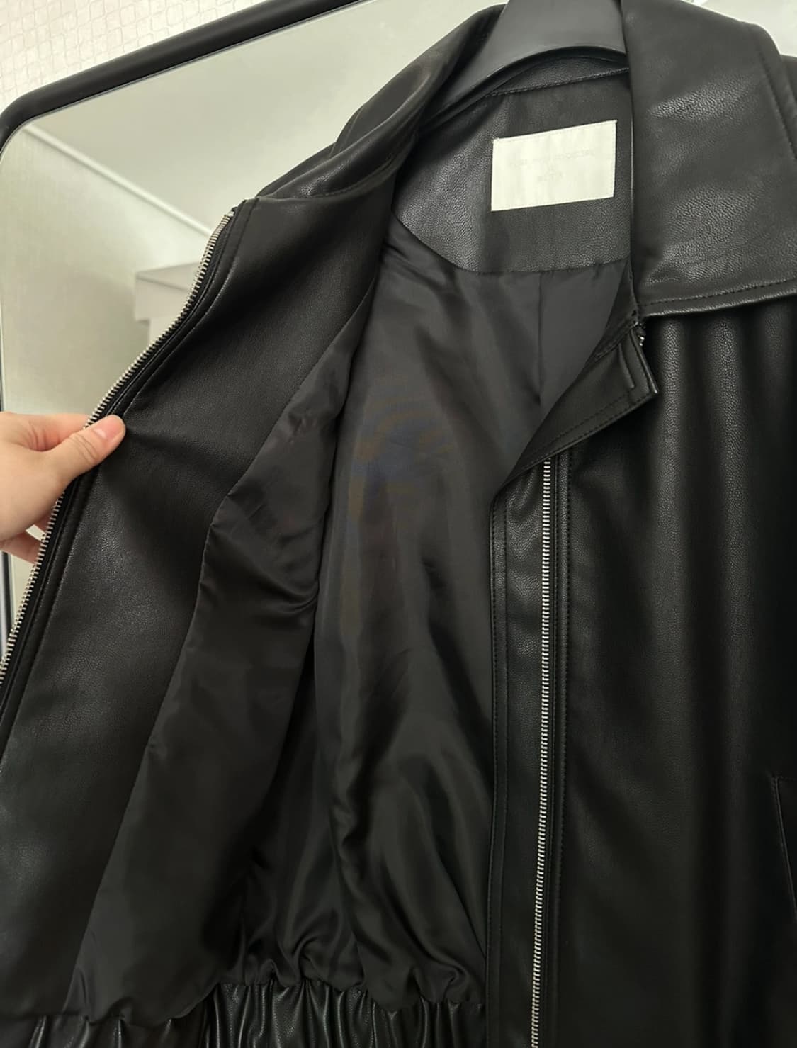 빈티지 레더 블루종 자켓 상품이미지3