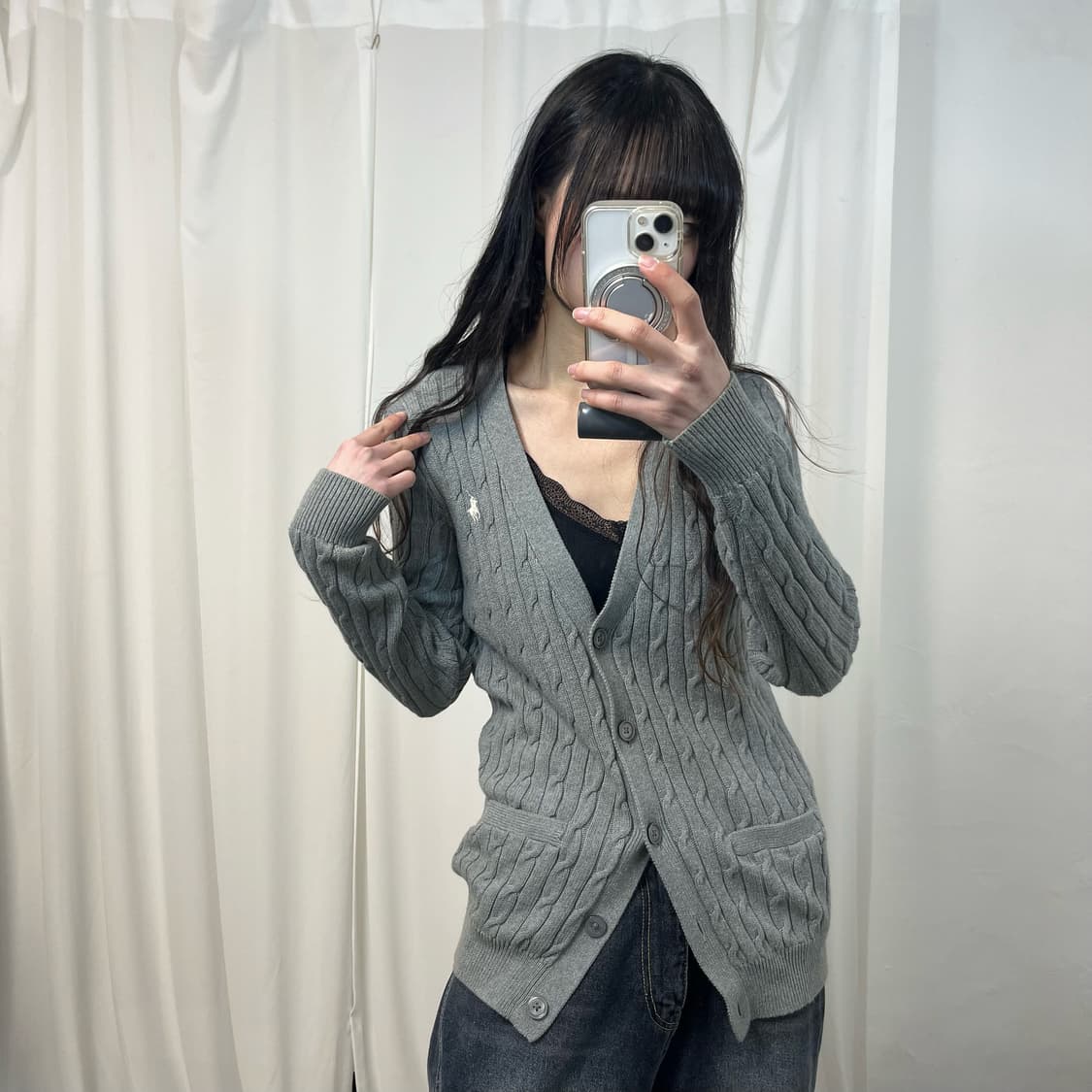 Polo Ralph Lauren Cable Knit Cardigan 상품이미지1