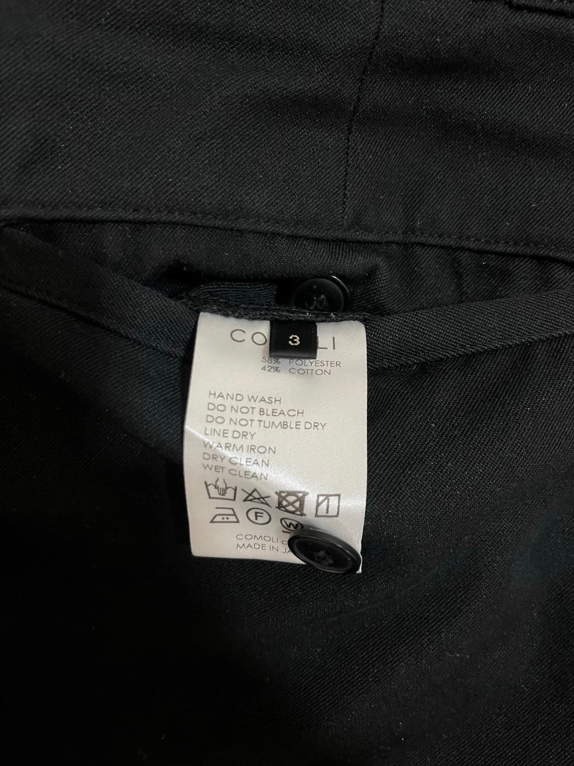 [3] comoli 코모리 포스트워크 트윌팬츠 상품이미지5
