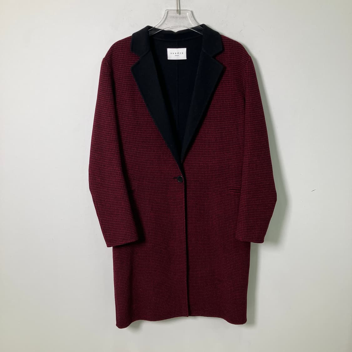 Sandro 산드로 브라이튼 하운즈투스 펠트 코트 상품이미지1