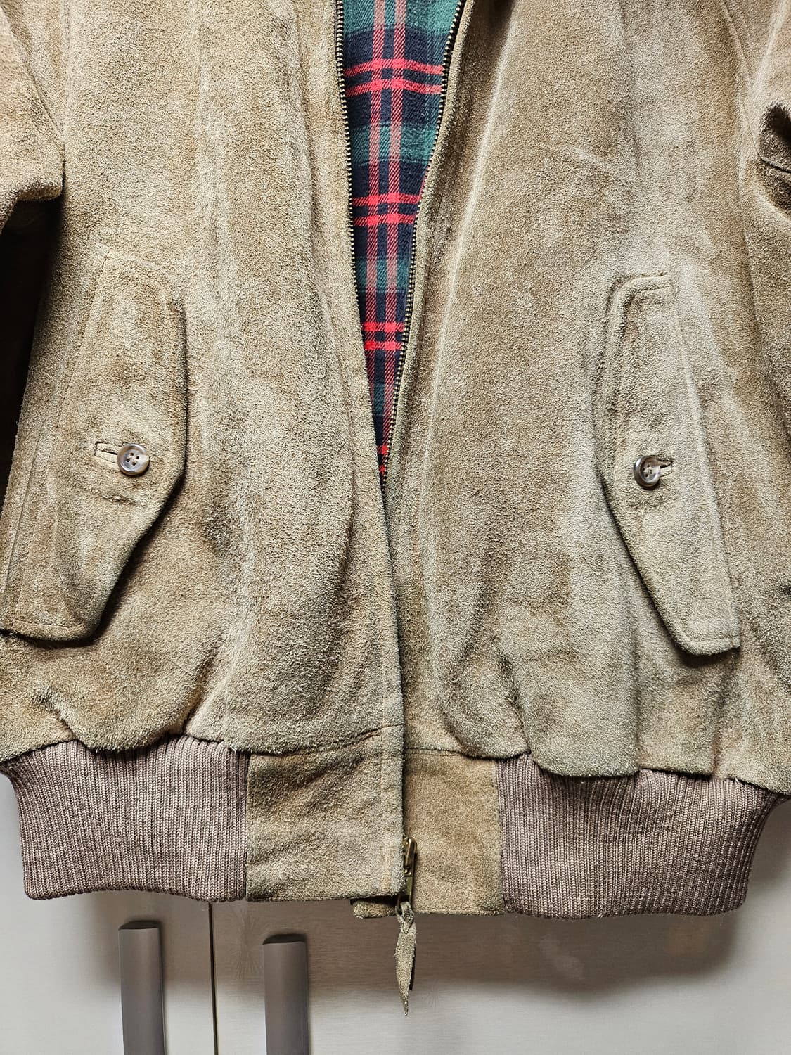 폴로 랄프로렌 90's 스웨이드 해링턴 자켓(M) 상품이미지3