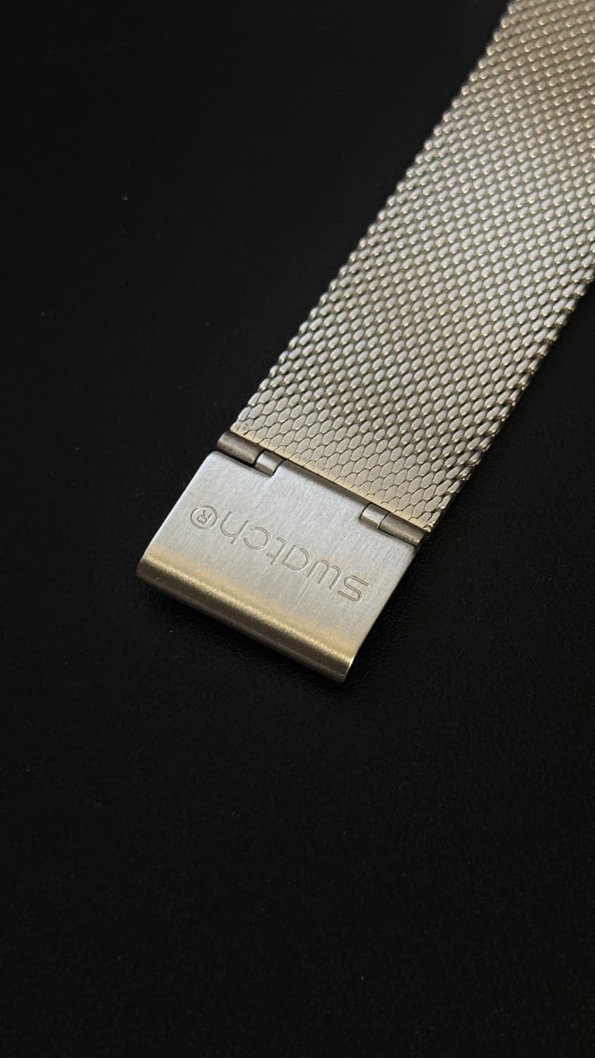 스와치 겟팅 메쉬 42mm 쿼츠 실버 상품이미지5