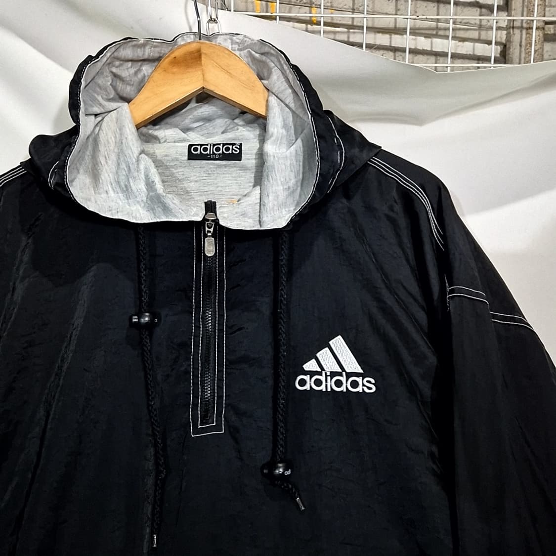 아디다스 90s 빅로고 아노락  상품이미지2