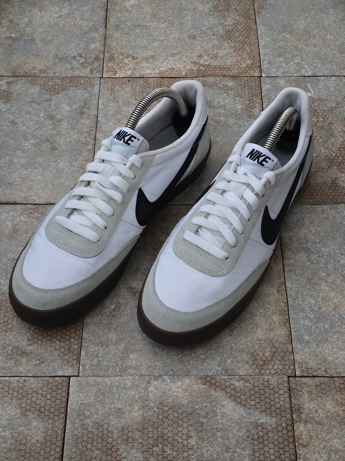 (280)나이키 킬샷 2 레더 화이트 검 상품이미지1