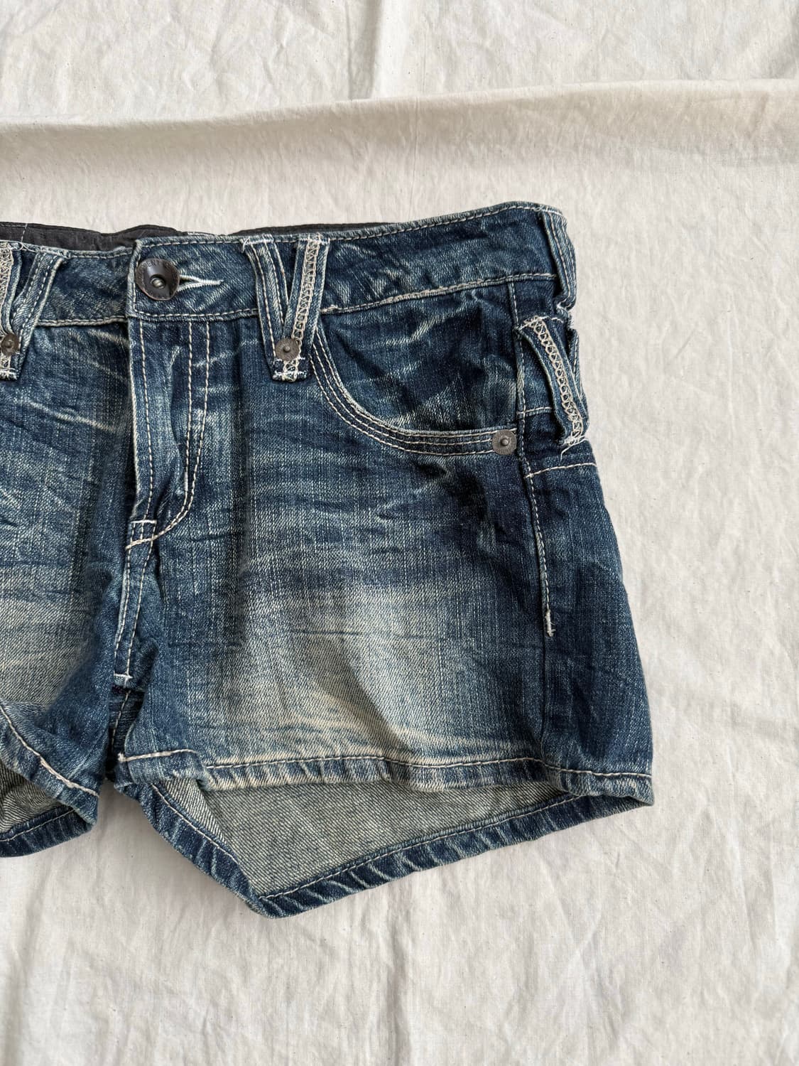 Y2k 데님 숏팬츠 상품이미지3
