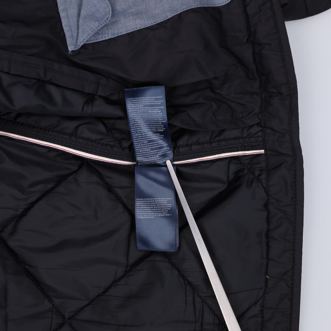 L 타미힐피거 매트 베이직 퀄팅 카라 점퍼 4150 상품이미지7