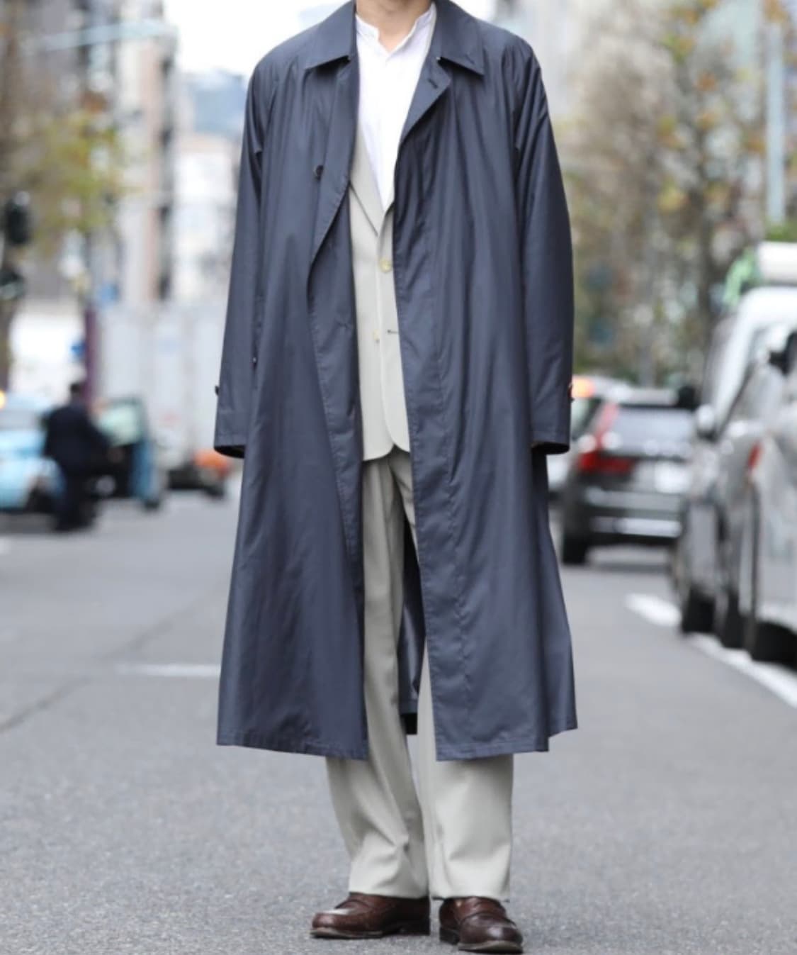 AURALEE POLYESTER SOUTEIN COLLAR COAT 상품이미지9