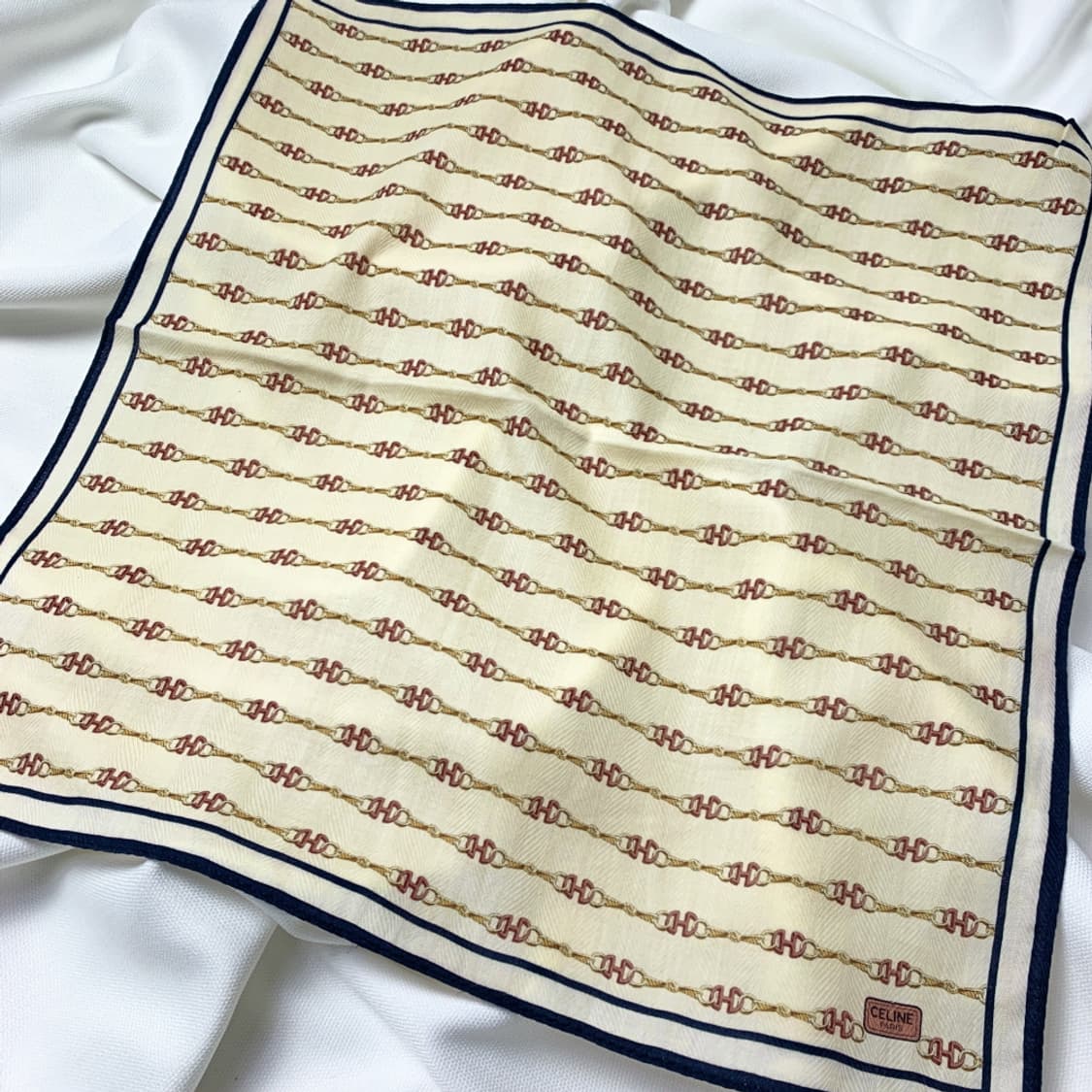 [정품] Celine 셀린느 빈티지 쁘띠스카프 손수건 상품이미지1